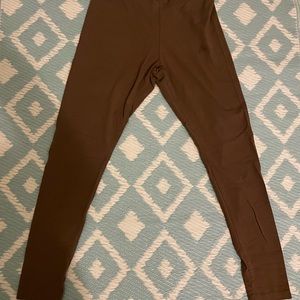 Brown Stretch Leggings